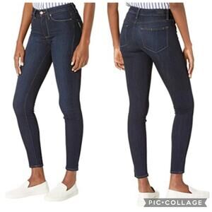 PAIGE Hoxton Ultra Skinny in Sania Medium to Dark Blue Wash Size 30